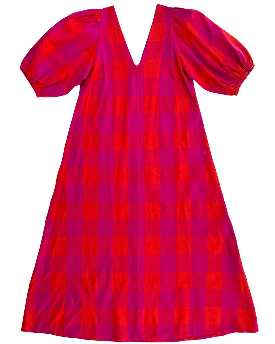 Poppy V-Neck Midi Dress
