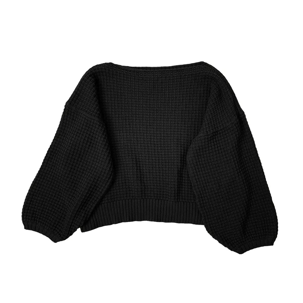 Clove sweater in black by Curator at Clad, a sustainable clothing boutique in Asheville, NC