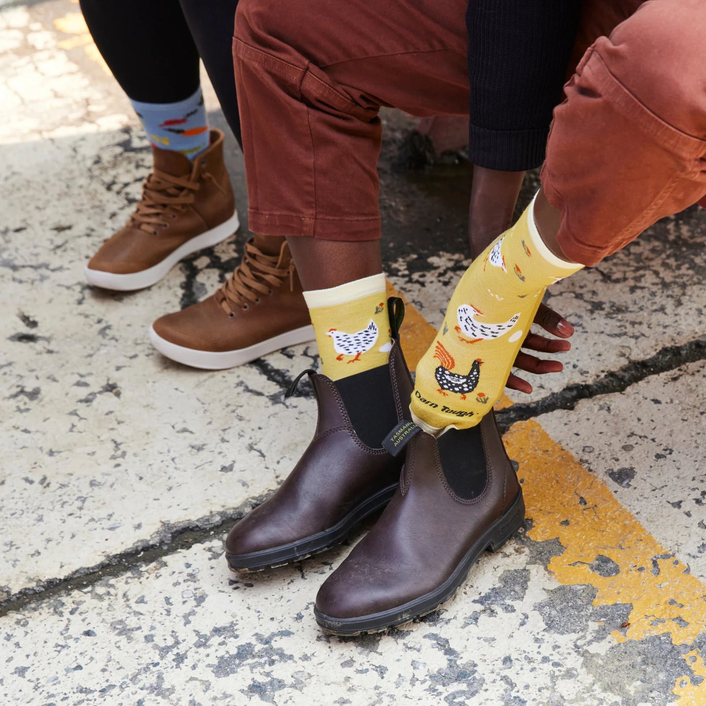 Mother Clucker Sock, Sunny