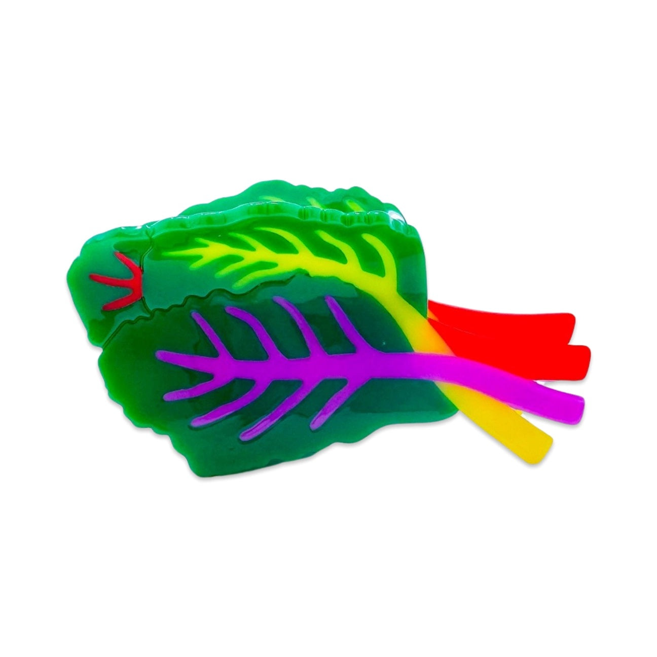 Chard hair clip by Jenny Lemons