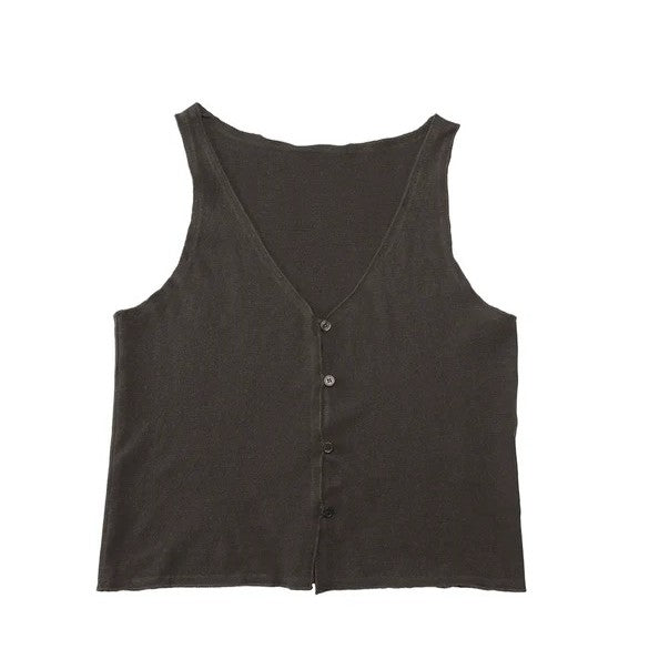 Jungmaven anacapa tank in coffee bean brown