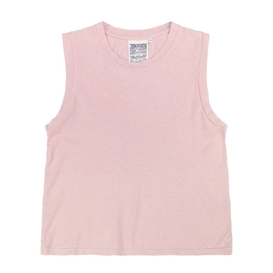 Jungmaven Phoenix Rose Water muscle tee at Clad, a sustainable clothing boutique in Asheville, NC