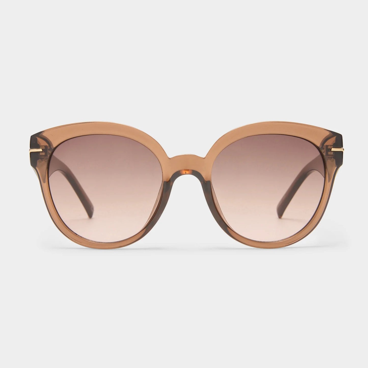 Capacious hocolate sunglasses from Le Specs at Clad, a sustainable clothing store in Asheville, NC