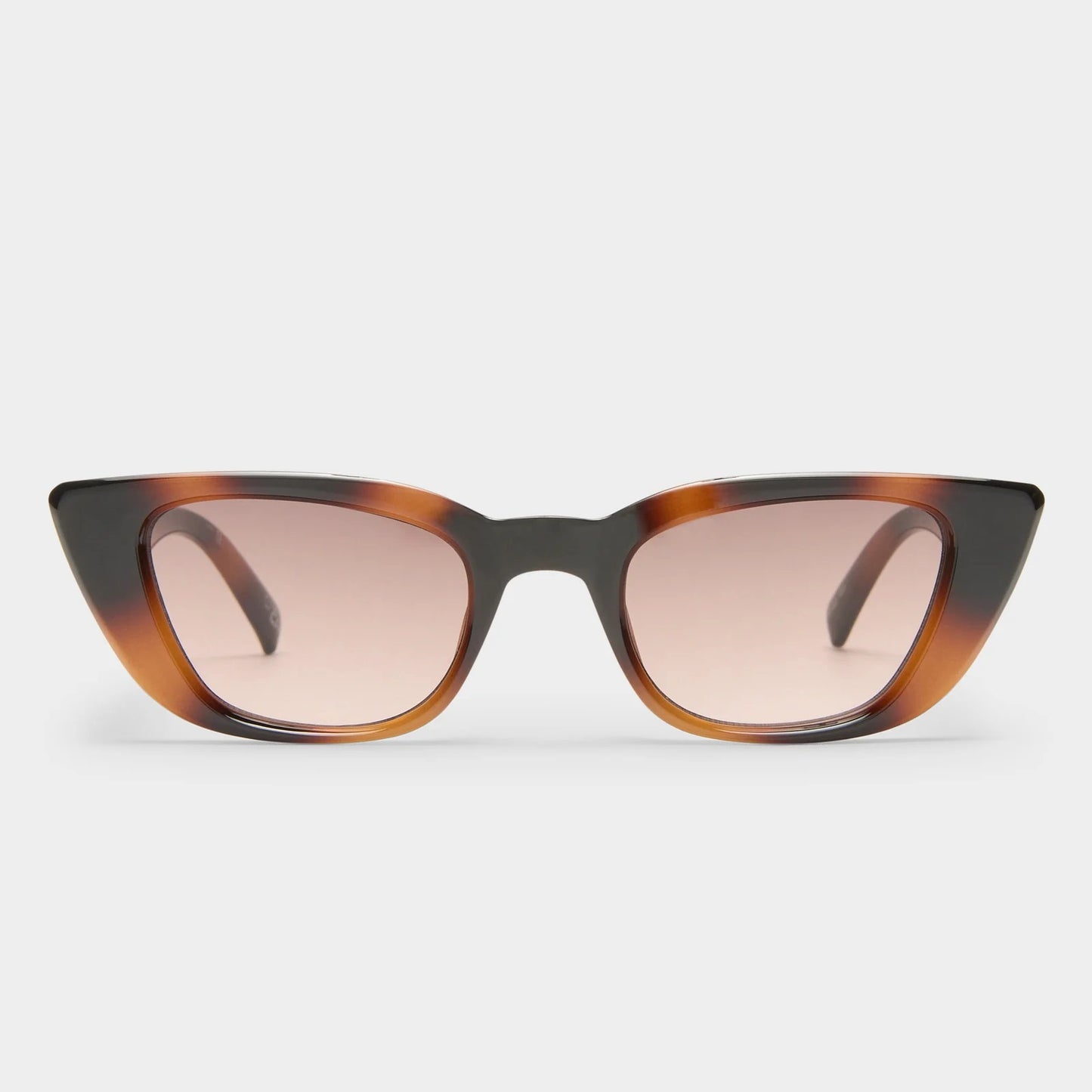 Dream Lover darkt tortoise sunglasses from Le Specs at Clad, a sustainable clothing boutique in Asheville NC