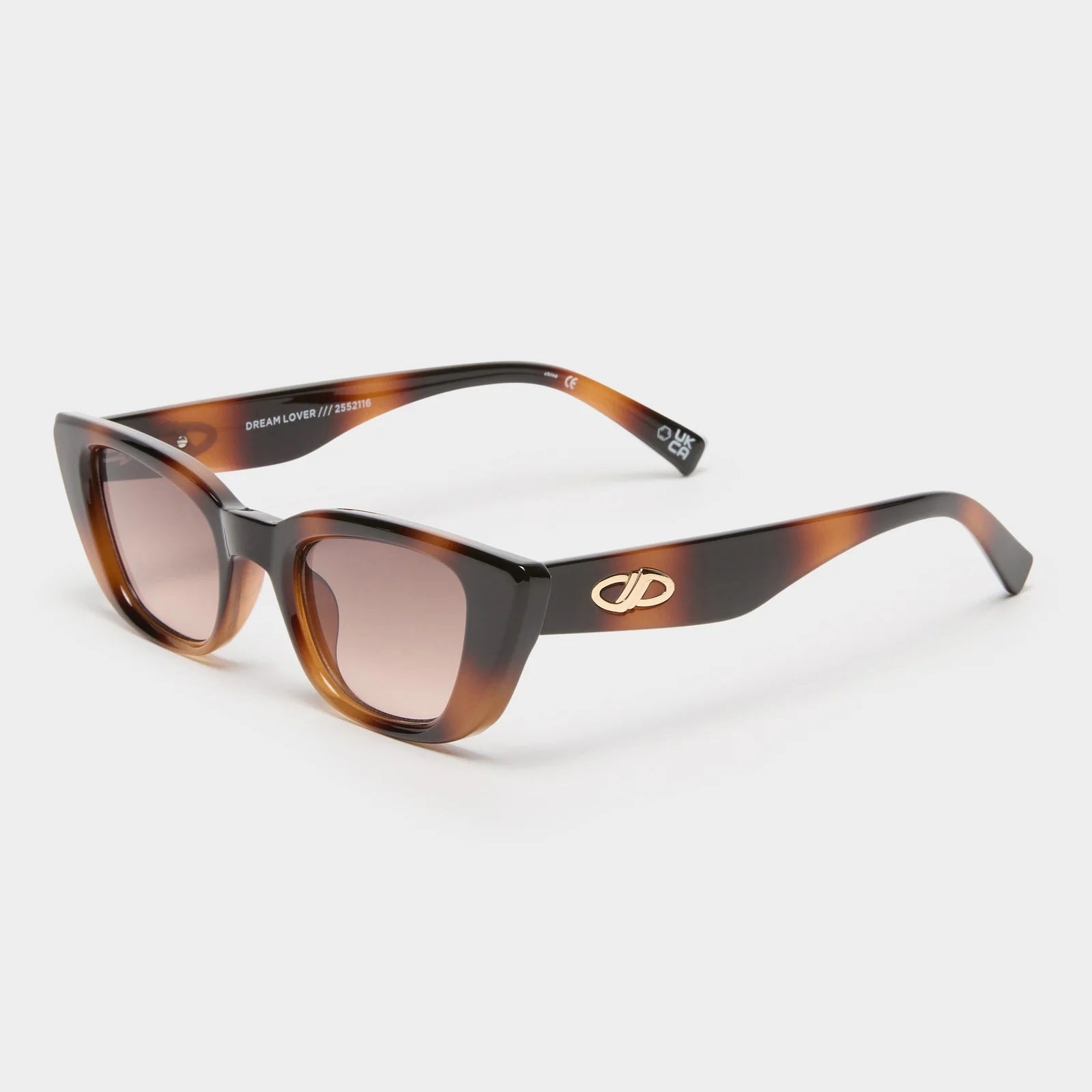 Dream Lover darkt tortoise sunglasses from Le Specs at Clad, a sustainable clothing boutique in Asheville NC
