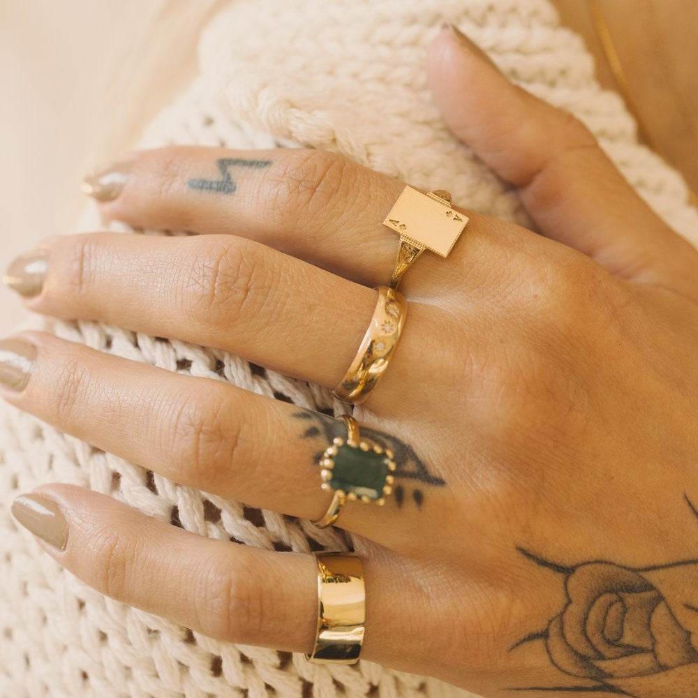 Ace of Spades Ring