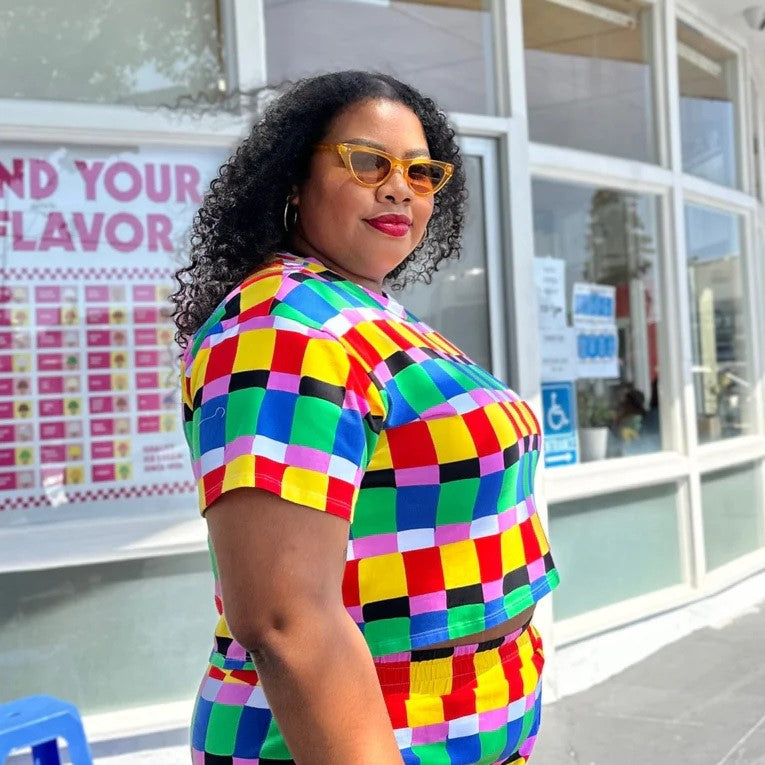 Nooworks Crop Top in Candy Weave