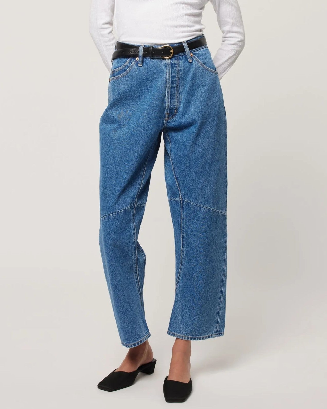 Jane Barrel River Pant Jeans by Rolla's at Clad, a sustainable cltohing store in Asheville, NC