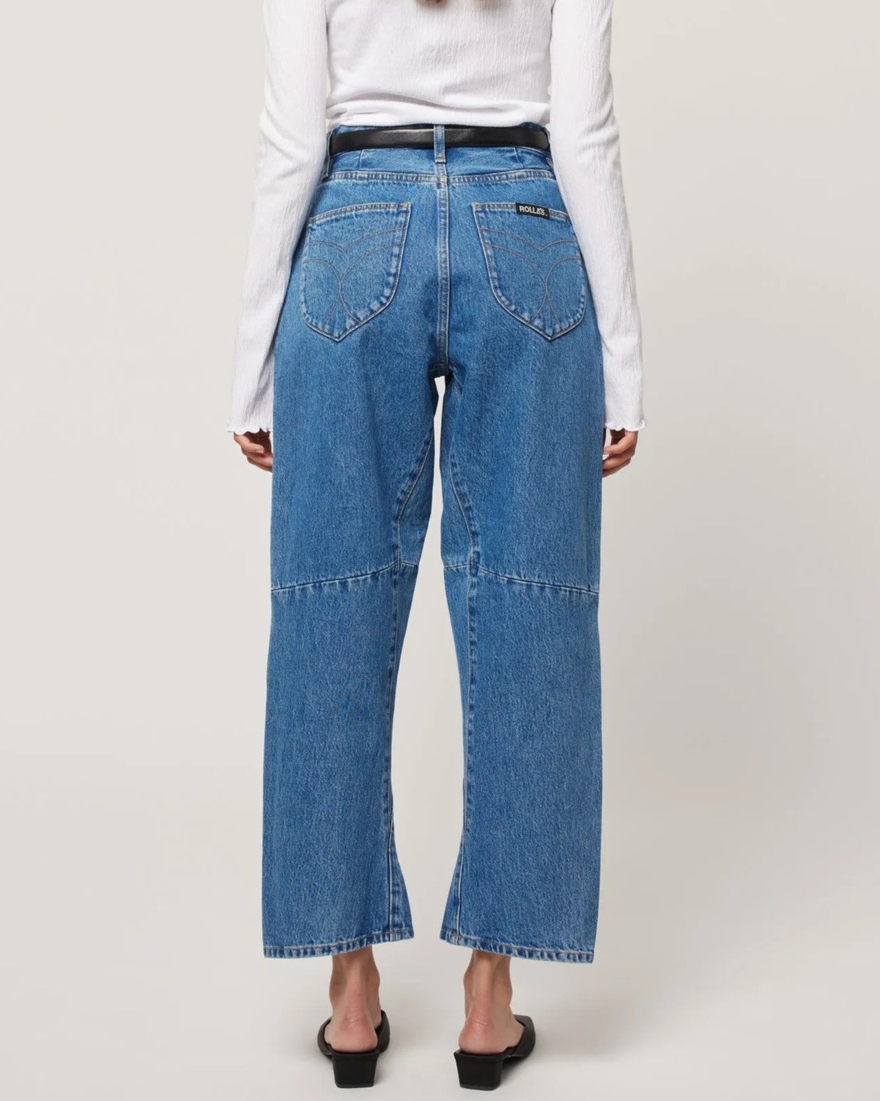 Jane Barrel Jean, River Blue