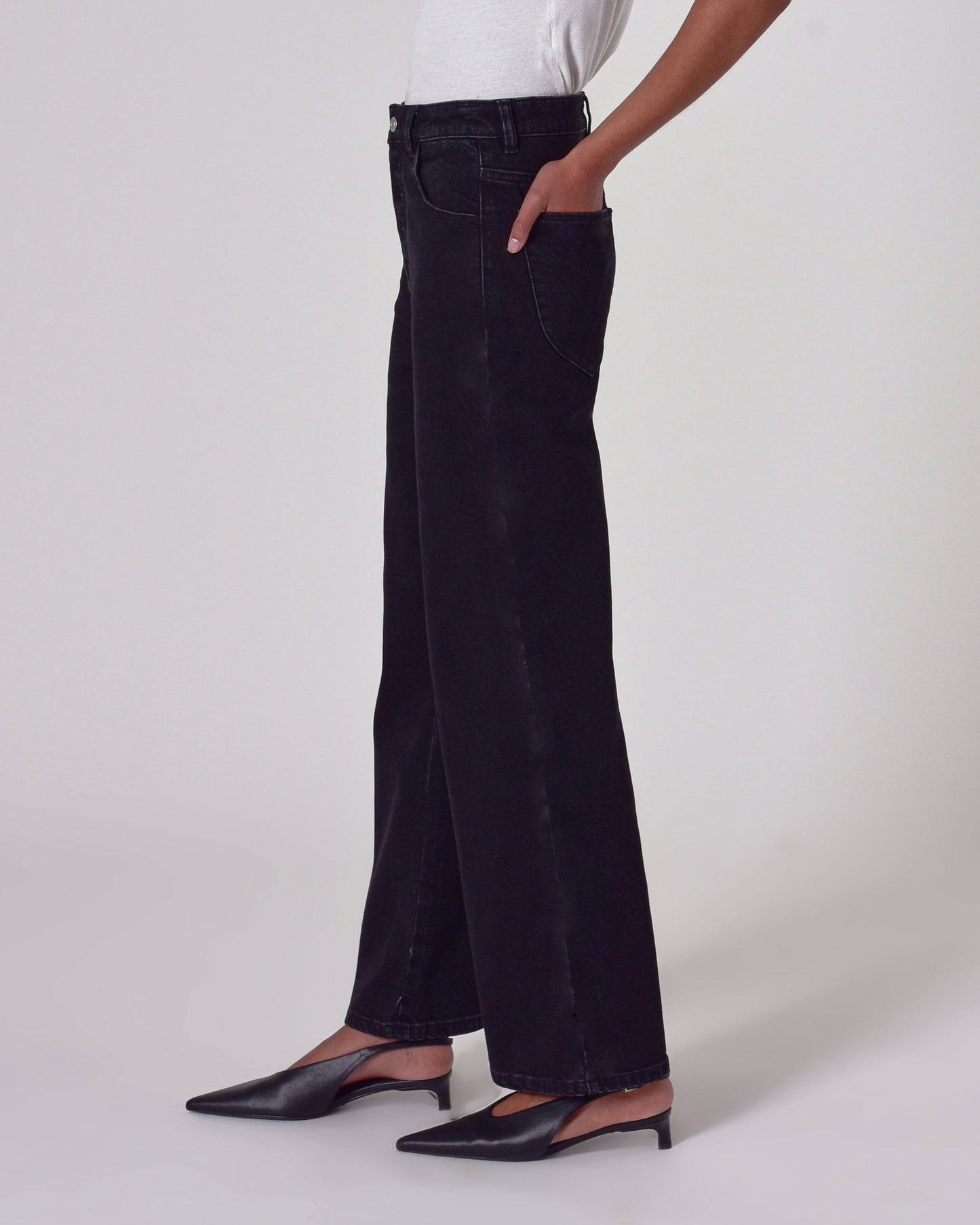 Rollas Sailor jean in black sand