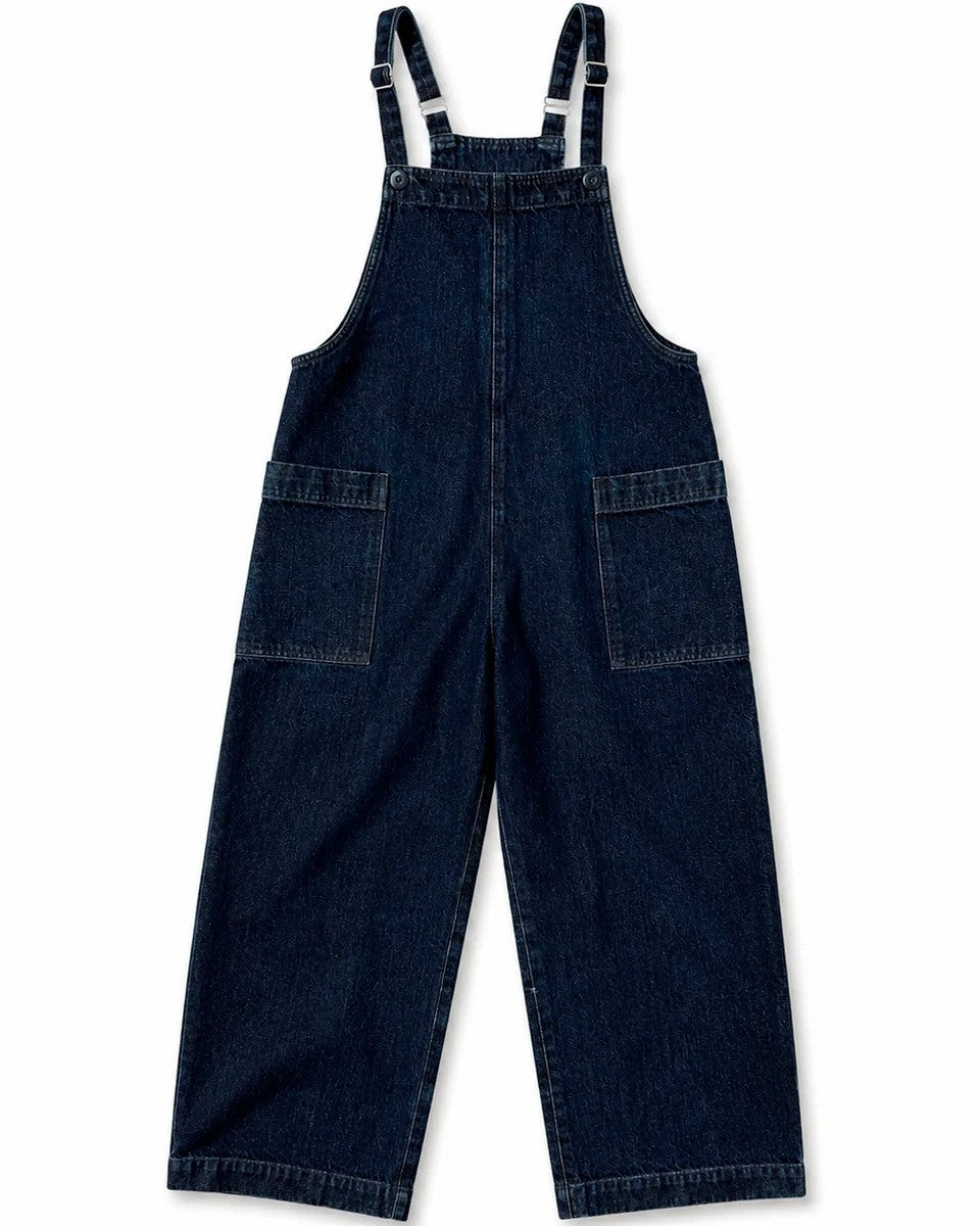 Ali Golden dark denimal overall jumper