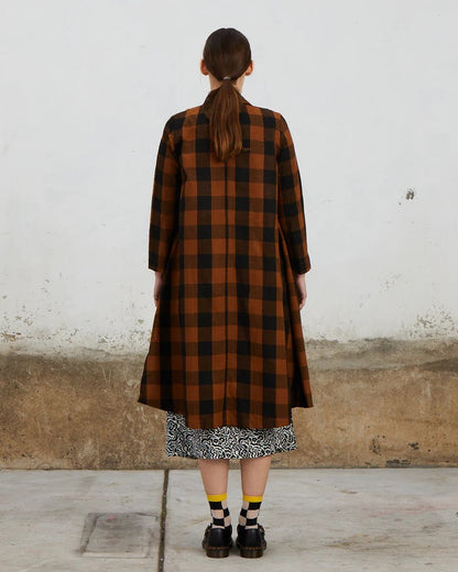 Ali Golden copper lback gingham check notch jacket and matching pants