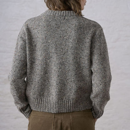 Bibico mushroom avelia donegal wool cardigan sweater