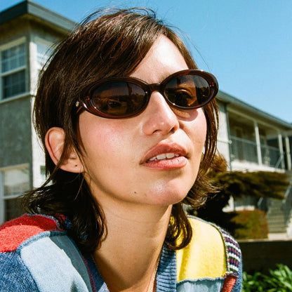 Crap sunglasses in root beer brown