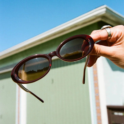 Crap sunglasses in root beer brown