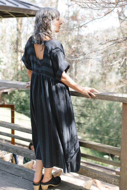 Curator faded black perry dress
