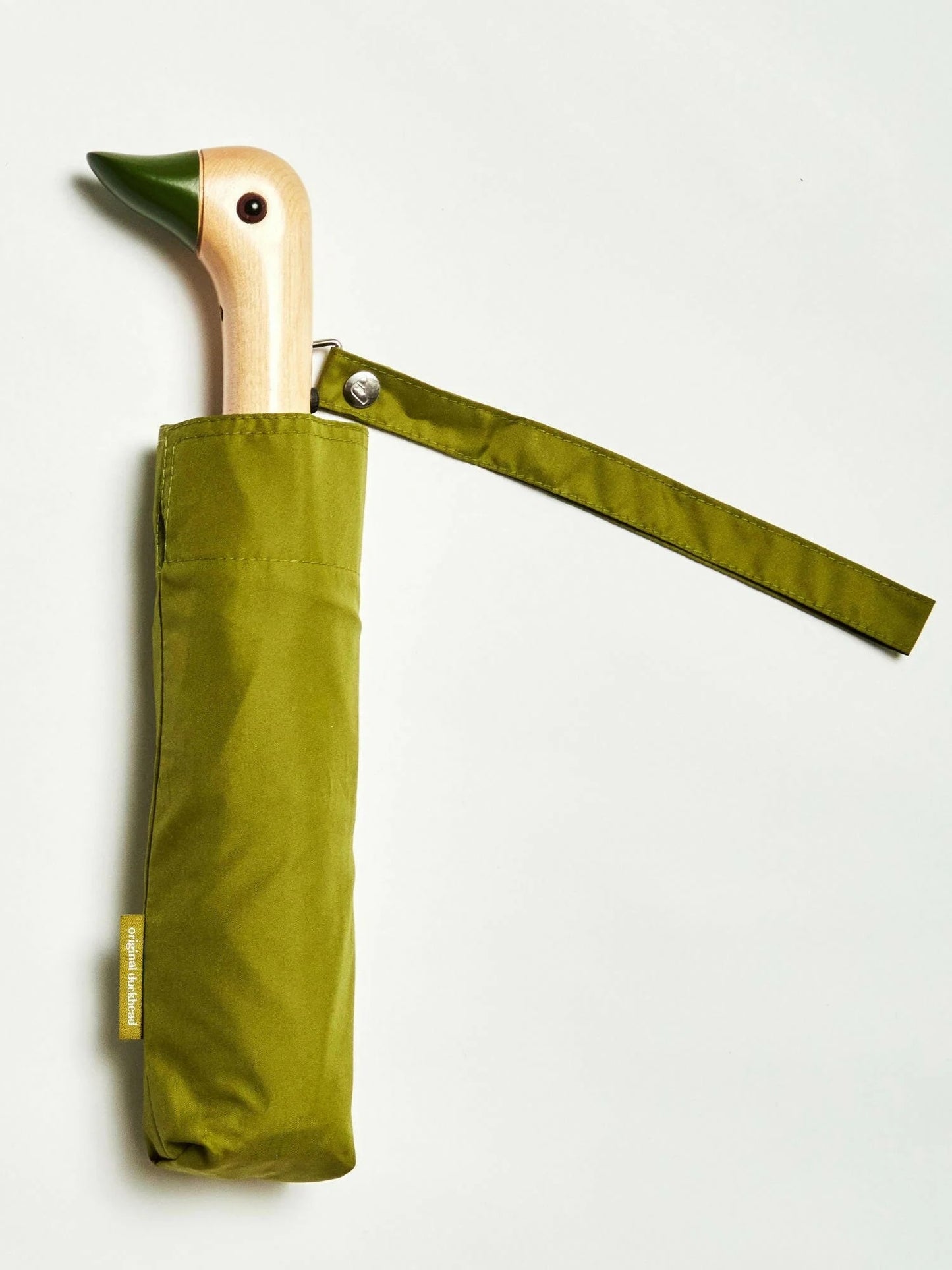 Olive green Original Duckhead Umbrella at Clad, a sustainable clothing store in Asheville, NC