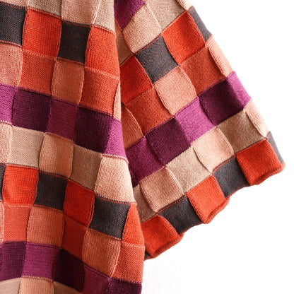 Endery Sonia sweater tee in glow purple, terracotta, red, orange