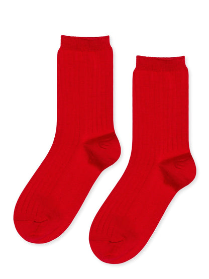 Trouser Crew Sock, Red