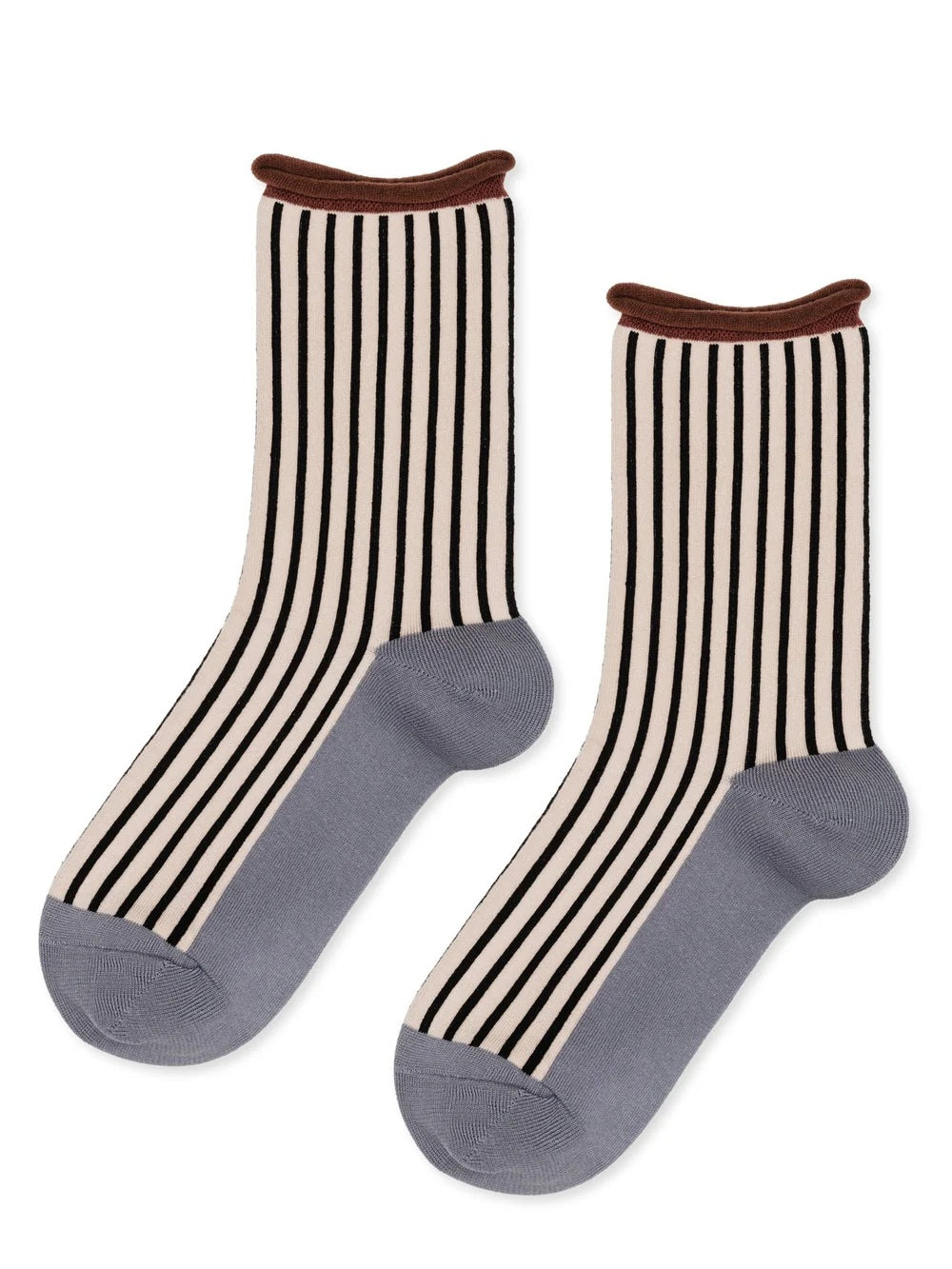 Pebble Hilda crew socks from Hansel from Basel