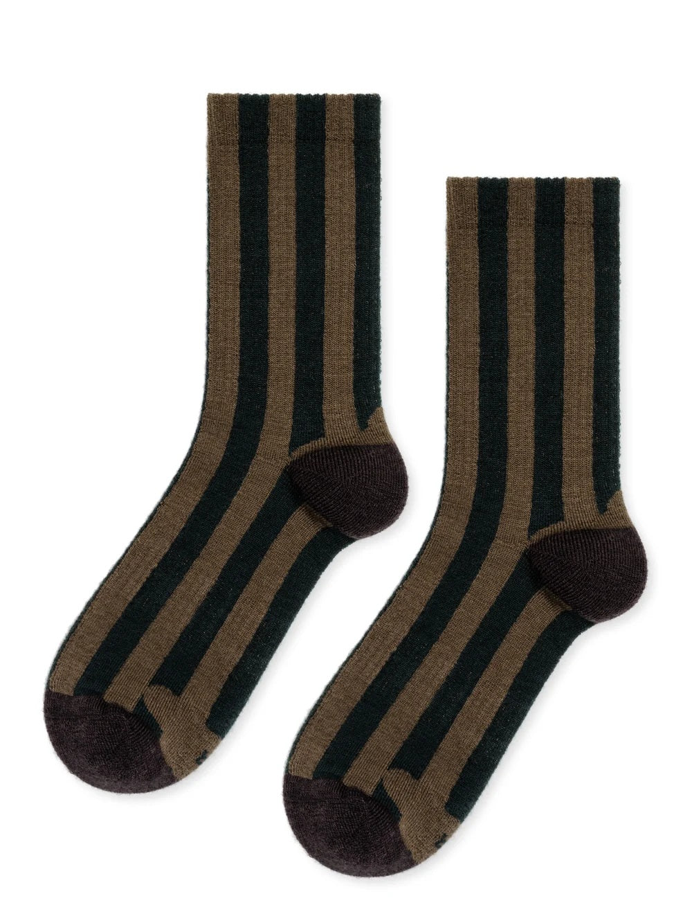 Hansel from Basel olive wool Buren socks