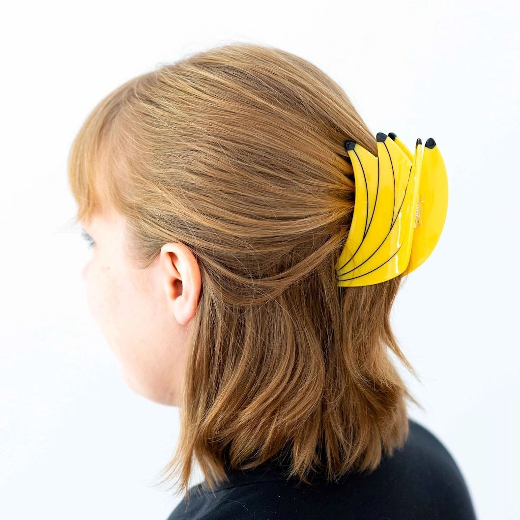 Bunch of bananas large hair clip by Jenny Lemons