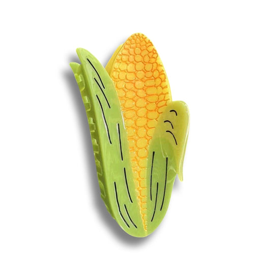 Corn cob large hair clip by Jenny Lemons