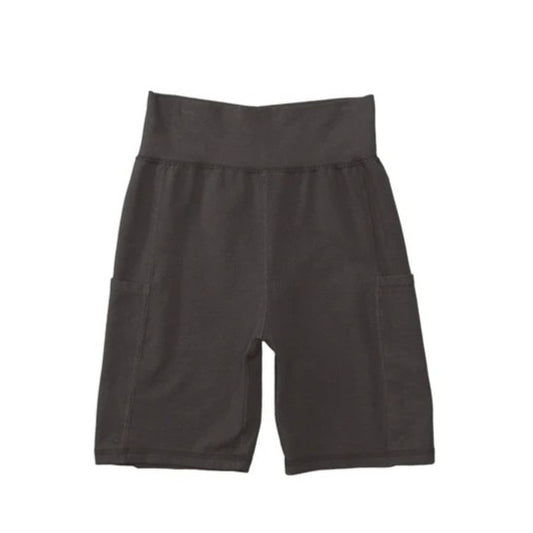 Jungmaven bike shorts with pockets in coffee bean brown