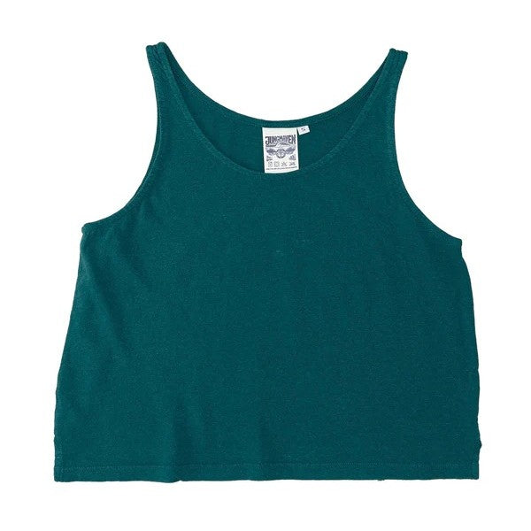 Jungmaven deep teal crop tank