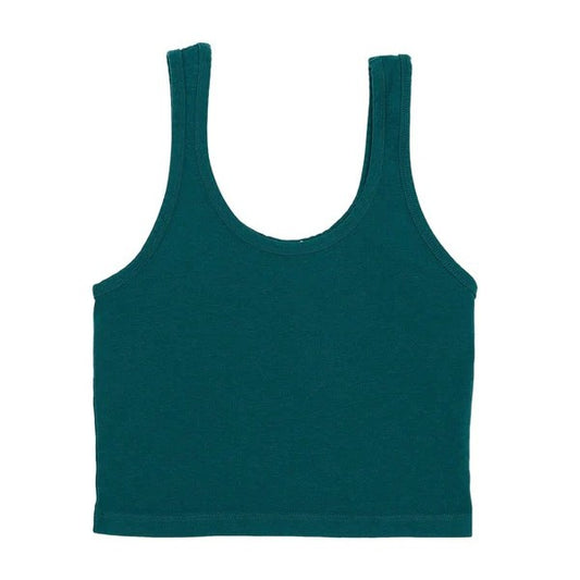 Jungmaven sporty tank in deep teal