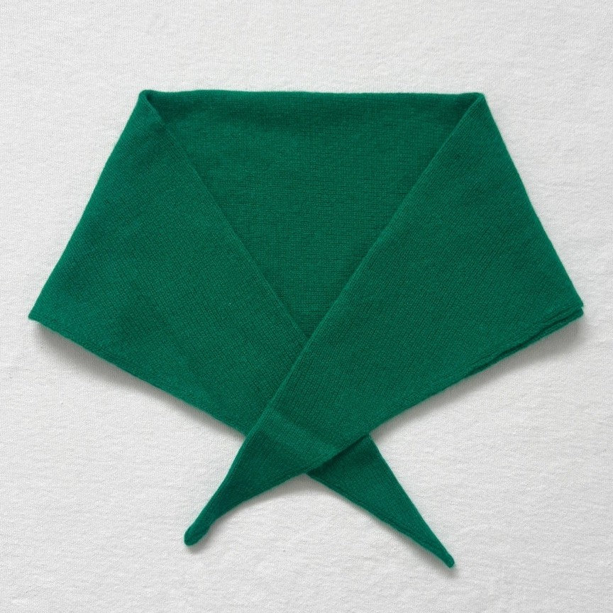 Le Bon Shoppe kelly green cashmere bandana