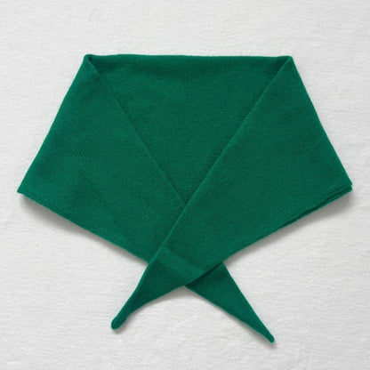 Le Bon Shoppe kelly green cashmere bandana