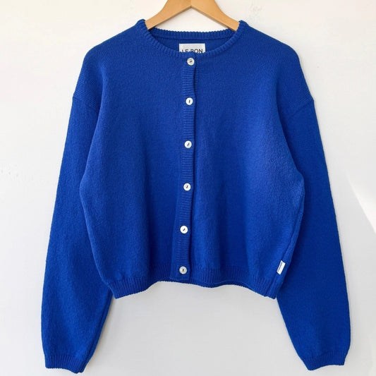 Cobalt blue Leila cardigan Le Bon Shoppe