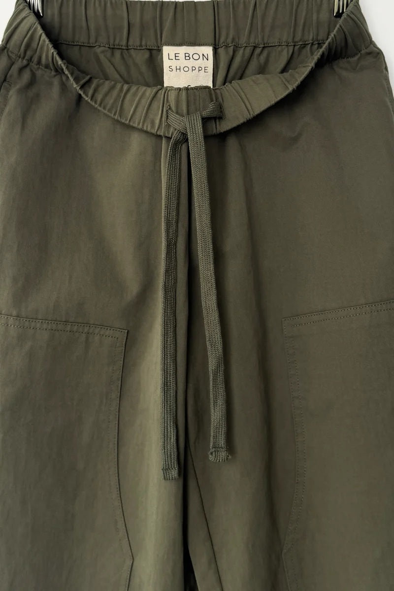 Le Bon gardener pant in olive army green
