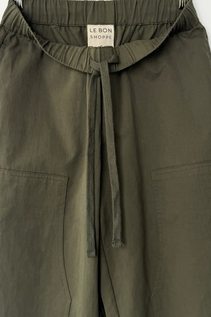 Le Bon gardener pant in olive army green