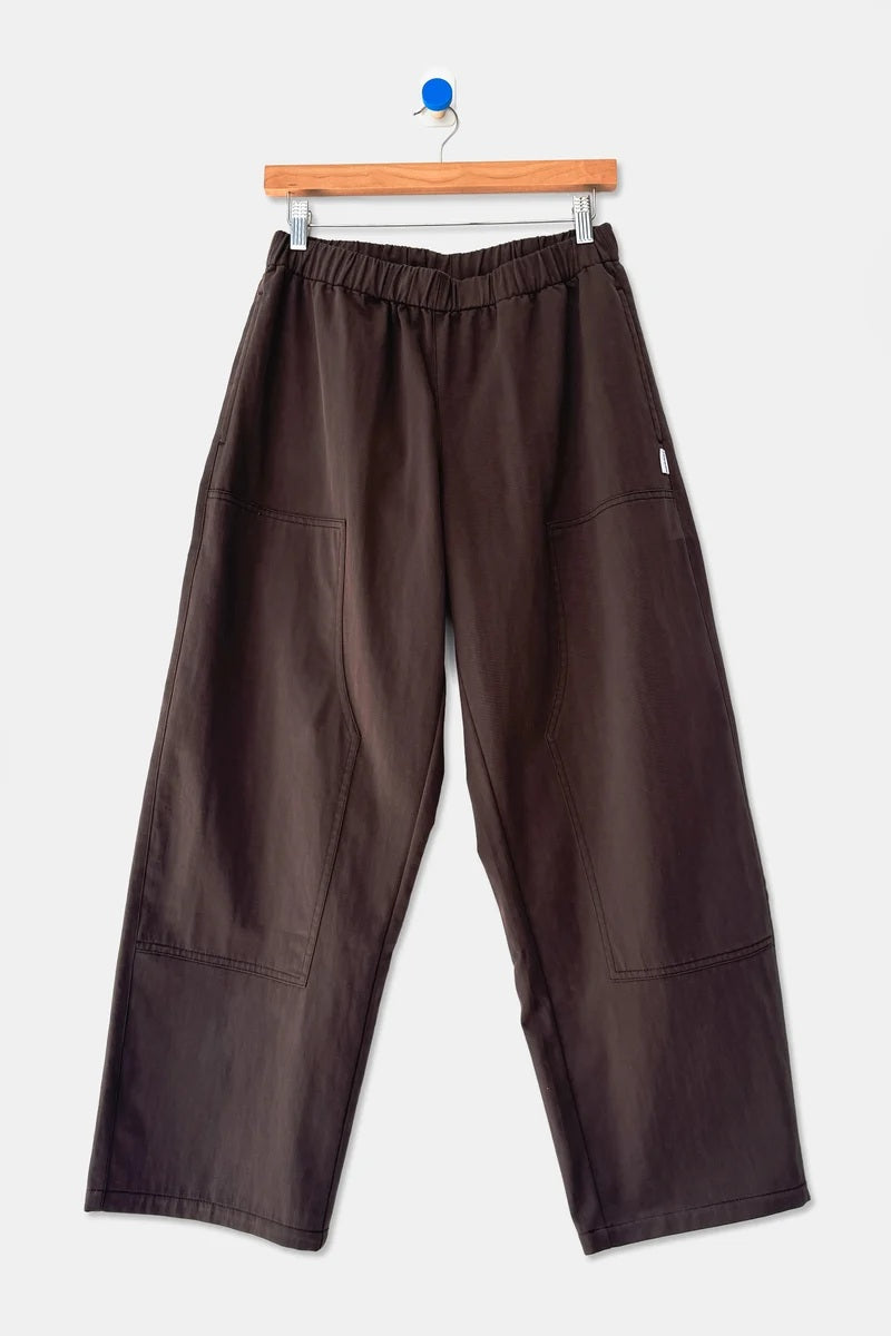 Le Bon Shoppe espresso brown gardener pant