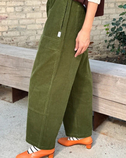 Le Bon Shoppe bay leaf green gardener pant
