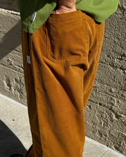 Le Bon Shoppe whisky brown corduroy gardener pant