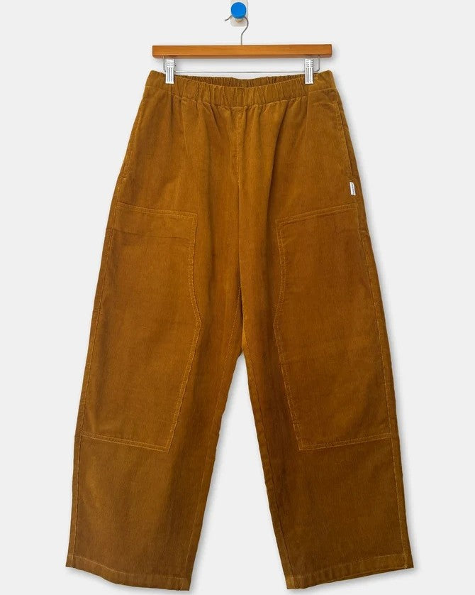 Le Bon Shoppe whisky brown corduroy gardener pant
