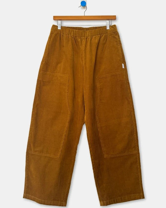 Le Bon Shoppe whisky brown corduroy gardener pant