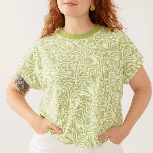 Mata Traders caitlin top in pear waves