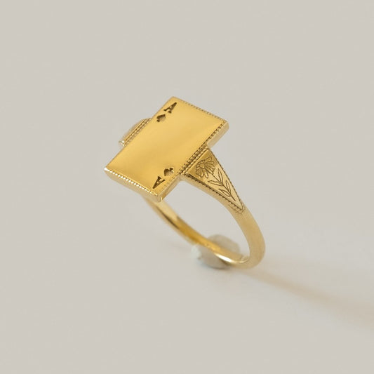 Ace of Spades Ring