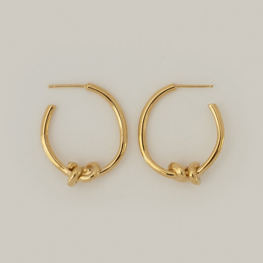 Billie hoop earrings from Merewif at Clad, a sustainable clothing boutique in Asheville, NC