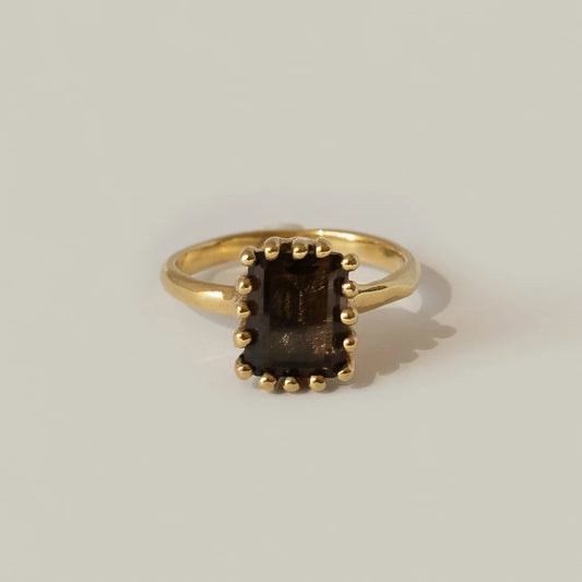 Smoky topaz Ramona ring by Merewif