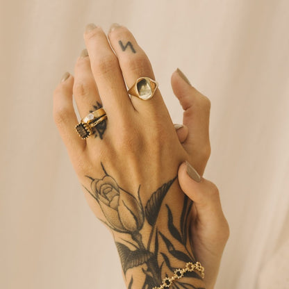 Smoky topaz Ramona ring by Merewif