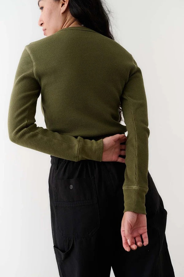 Noble olive waffle top thermal