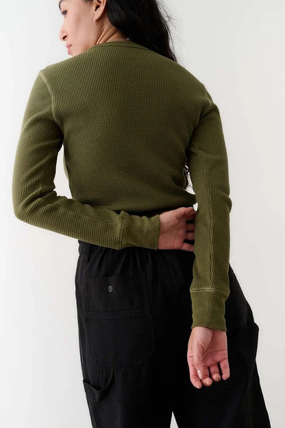 Noble olive waffle top thermal