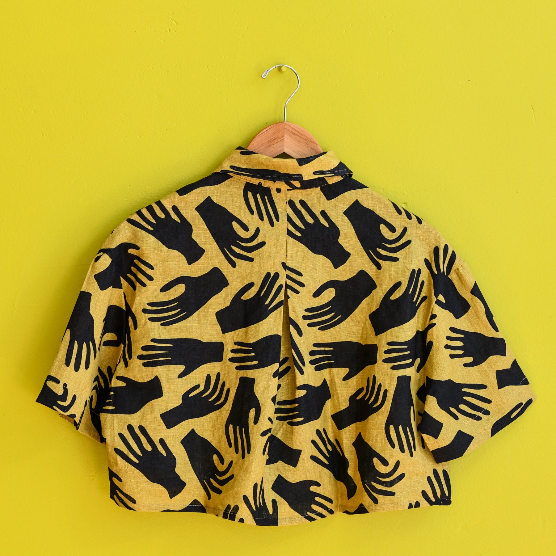 Nooworks Olivia Top in Hands print