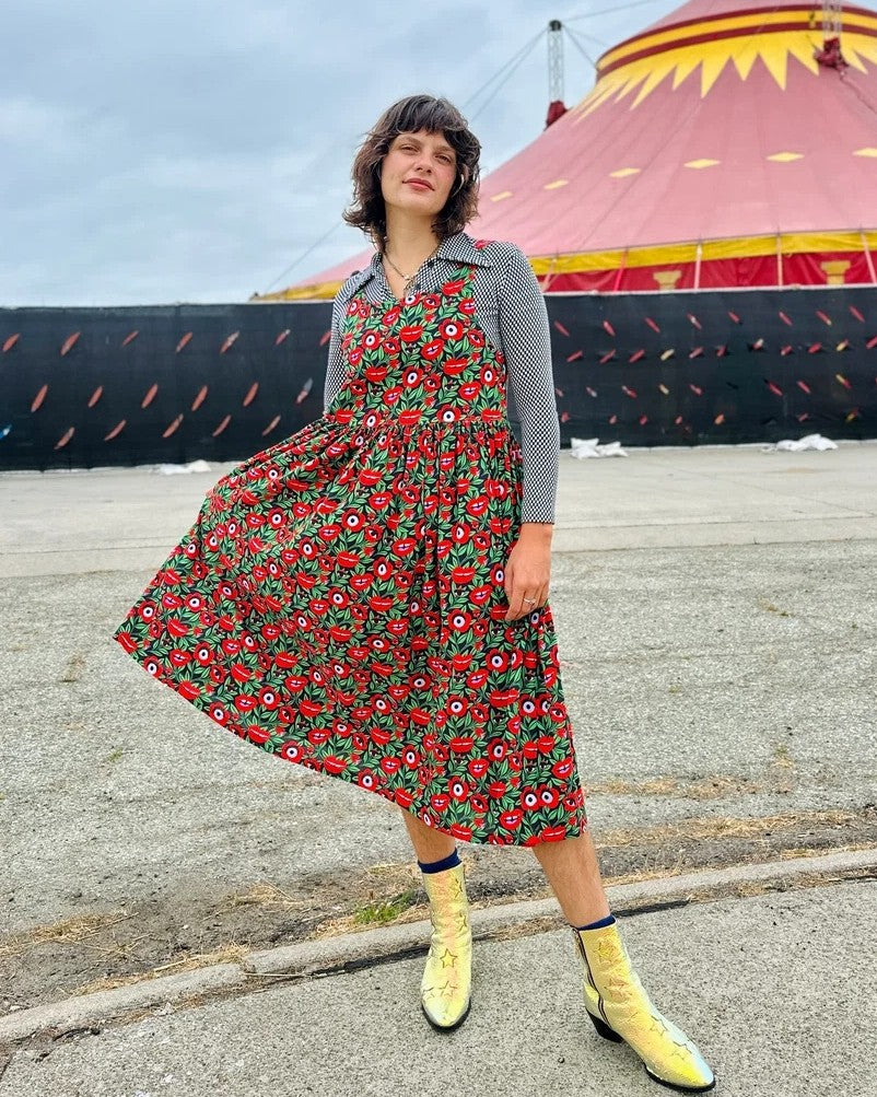 Nooworks poison ivy rayon naomi dress