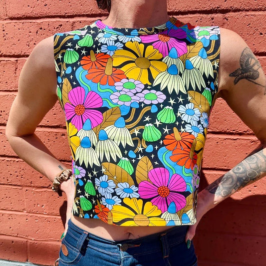 Cosmic Floral Summer Tank